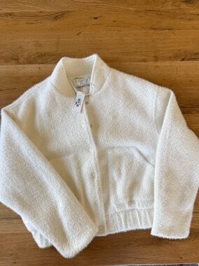 Z Supply Lex Bomber Jacket Cream